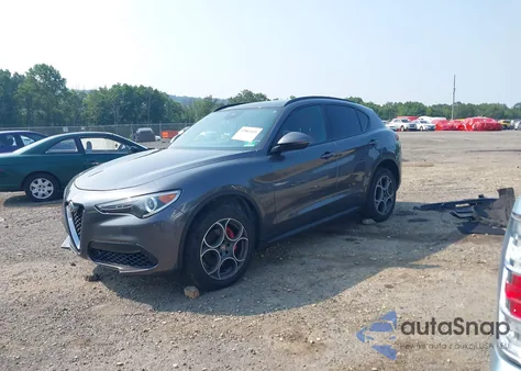 2018 Alfa Romeo Stelvio Ti Sport Awd from USA, damaged, VIN ZASFAKNN1J7B73906